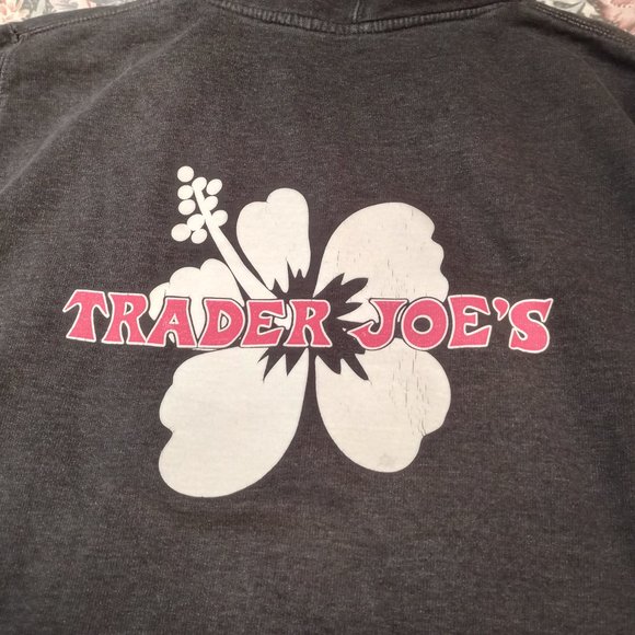 Trader Joe's Hoodie, Dark Gray Pullover, Size Not Listed, Unisex, Pre-Owned - Picture 7 of 7